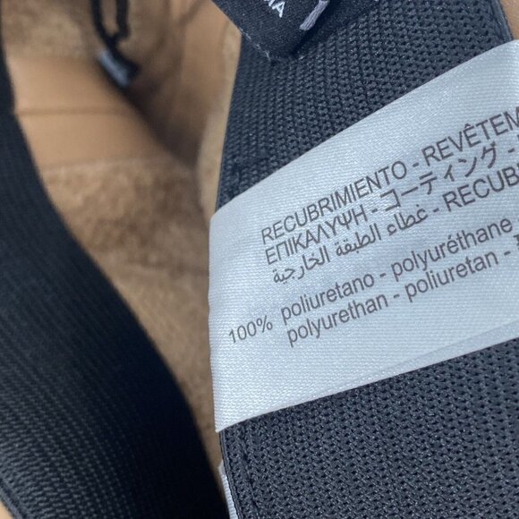 Zara Size Small High Waisted Faux Leather Leggings Camel  Vegan Side Zip NWOT - Picture 7 of 11